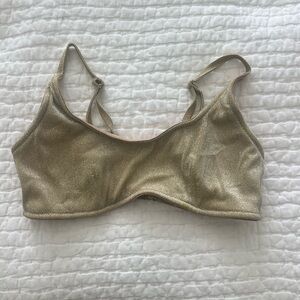 Triangl Swimwear Gold Bralette